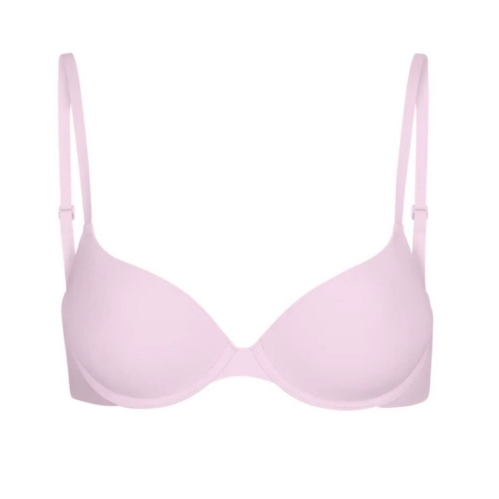 Nwt G1 Skims Fits Everybody Tshirt Demi Bra Cherry Blossom Pink 42g